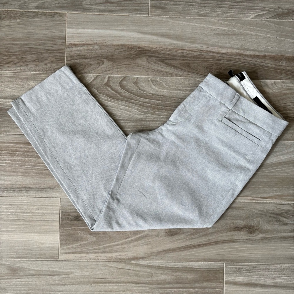 Banana Republic Sloan Skinny Fit Light Gray Brushed Pants